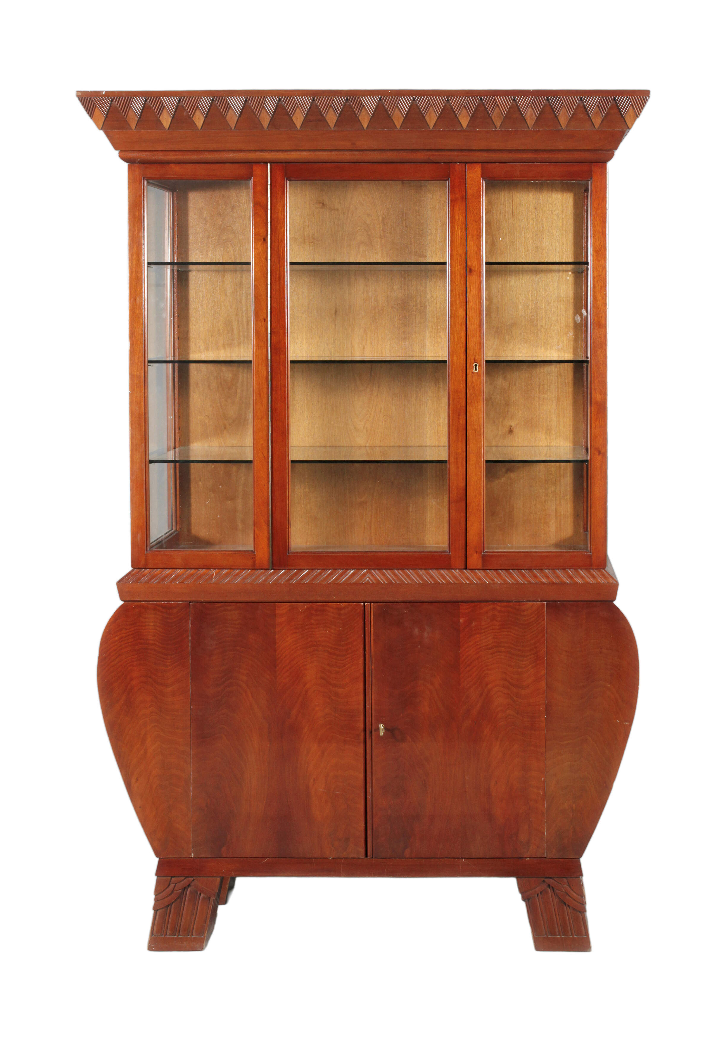 Große Vitrine Art déco