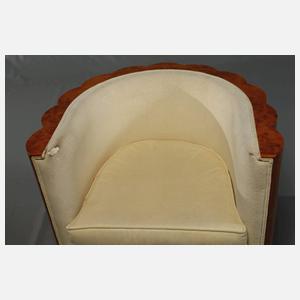 Sessel im Art déco-Stil