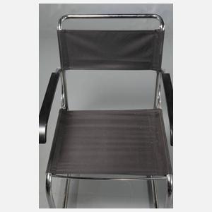 Paar Freischwingersessel Marcel Breuer