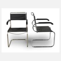 Paar Freischwingersessel Marcel Breuer111