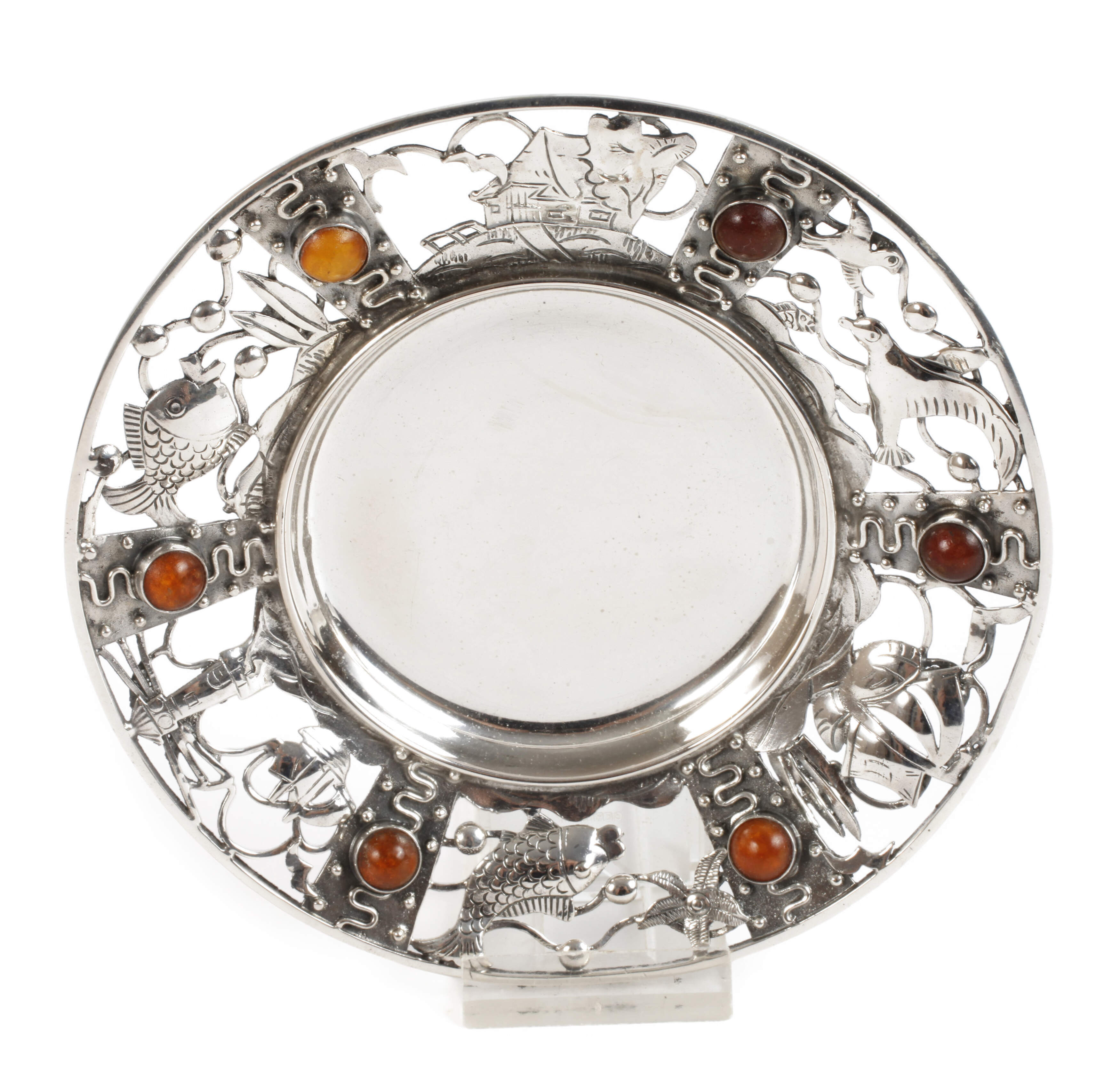 Georg Kramer Fischlandschmuck Silberschale