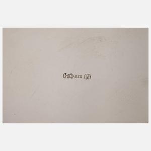 Silberschale Art déco