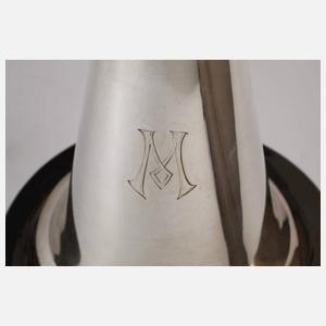 Silber dreiflammiger Kerzenleuchter