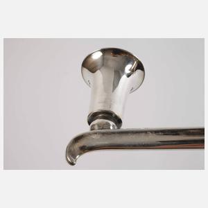 Silber dreiflammiger Kerzenleuchter