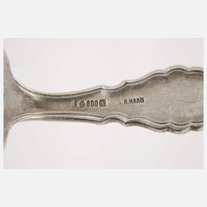 Silber drei Vorlegeteile Art déco