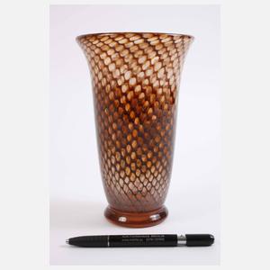 Vase mit Metalldampfeinschmelzungen