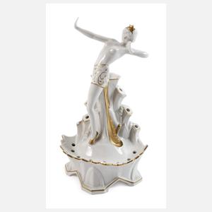 Günthersfeld Gehren Blumensteckfigur Art déco