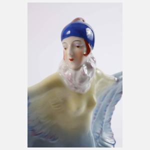 Hertwig & Co. Katzhütte Ausdruckstänzerin Art déco