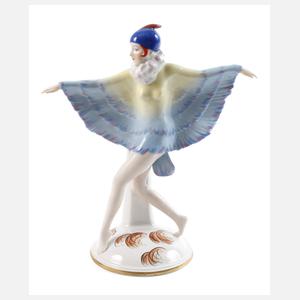 Hertwig & Co. Katzhütte Ausdruckstänzerin Art déco