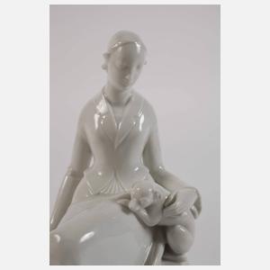 Heubach Lichte Mädchen mit Schoßhund