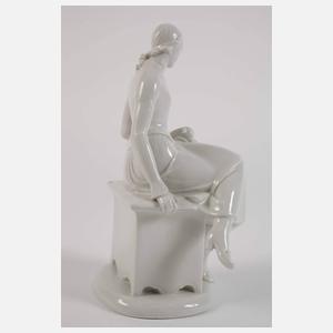 Heubach Lichte Mädchen mit Schoßhund