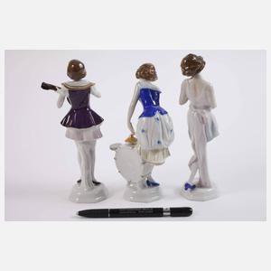 Scheibe-Alsbach Frauentrio Art déco