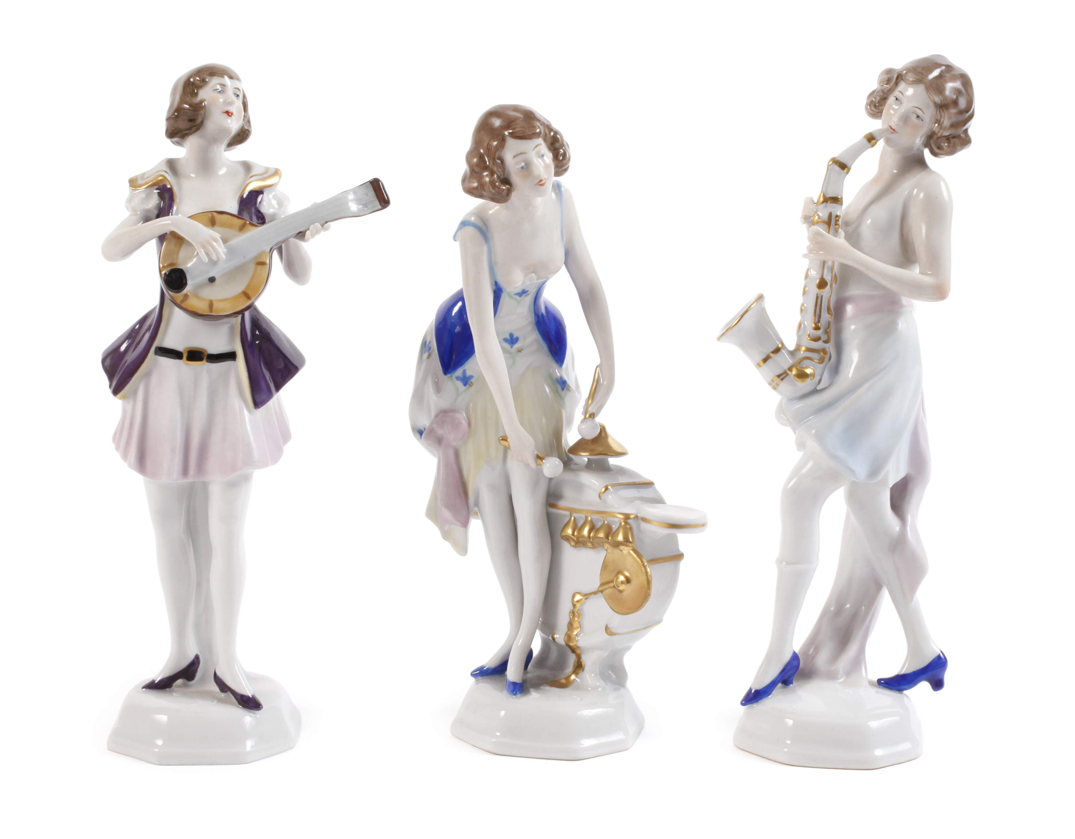 Scheibe-Alsbach Frauentrio Art déco