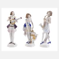 Scheibe-Alsbach Frauentrio Art déco111