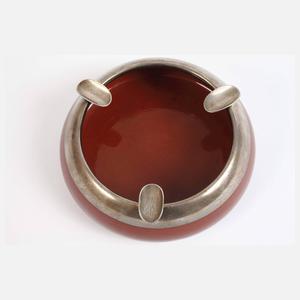 Cadinen Aschenbecher mit Silbermontierung