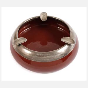 Cadinen Aschenbecher mit Silbermontierung