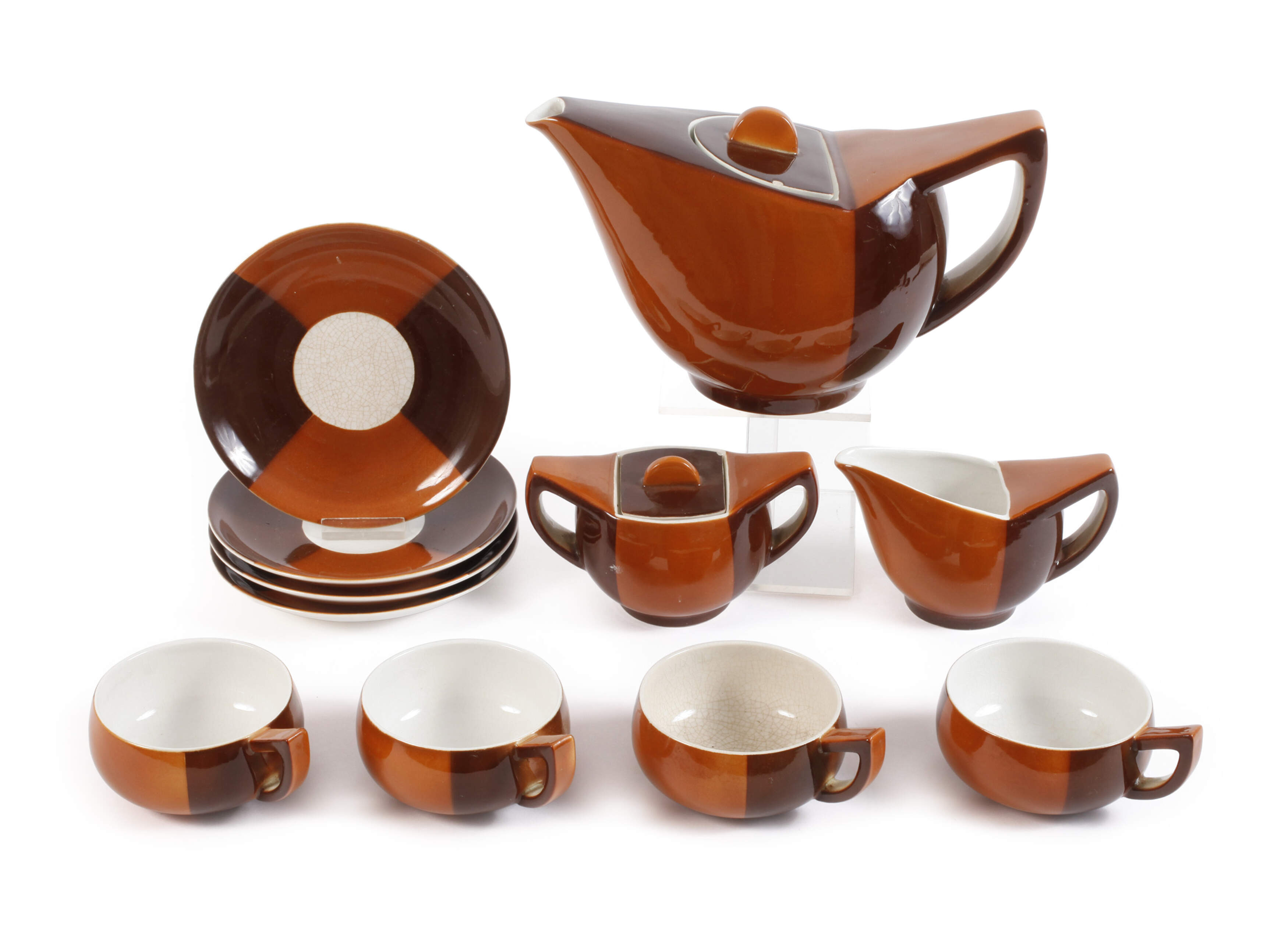 Gräfenroda Teeservice Art déco