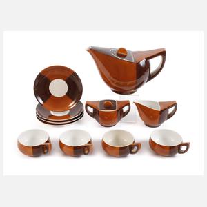 Gräfenroda Teeservice Art déco