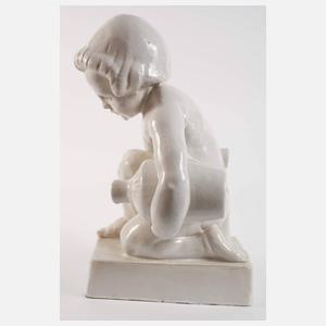 Gartenputto als Wasserspeier Art déco