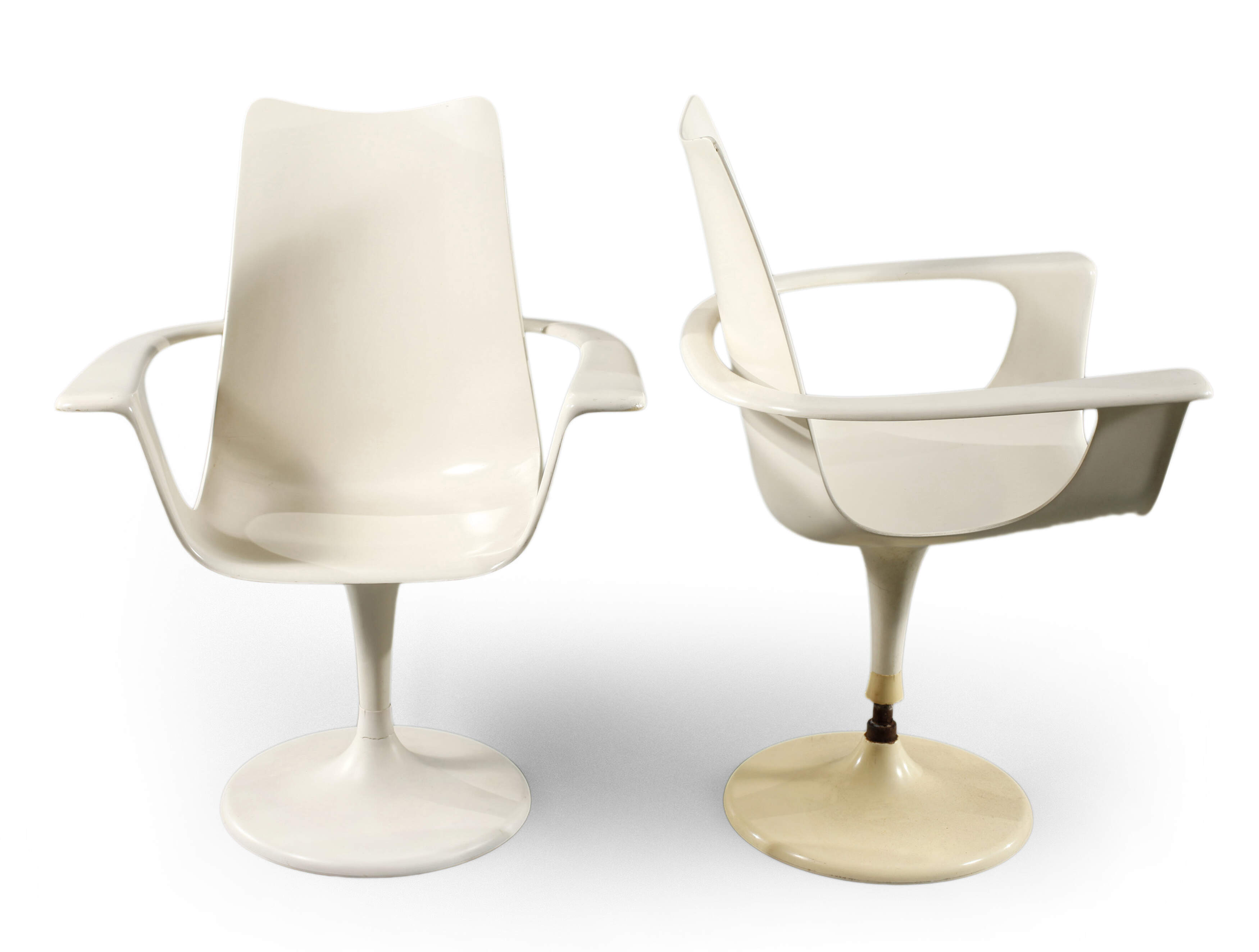 Luigi Colani, Paar Armlehnstühle "Lusch"