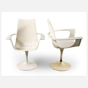 Luigi Colani, Paar Armlehnstühle "Lusch"