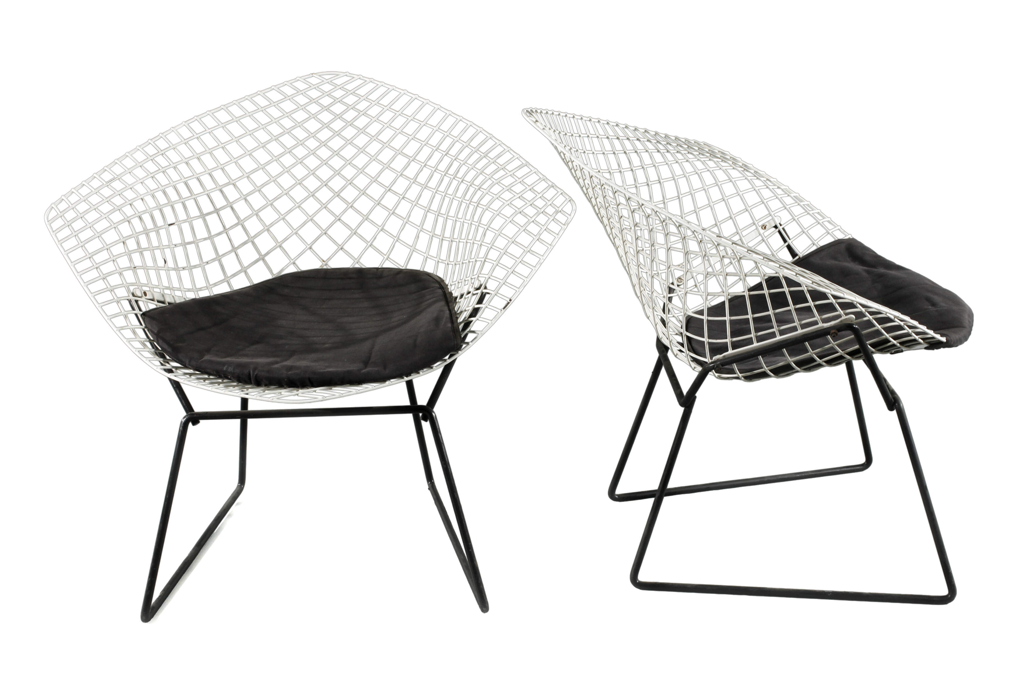 Harry Bertoia, Paar Diamond Chairs