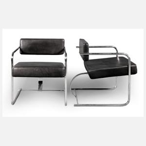 Prospettive SRL Paar Cantilever Chairs