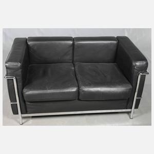 Große Ledersitzgruppe