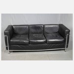 Große Ledersitzgruppe