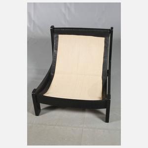 Carl Straub, vier Lounge Chairs