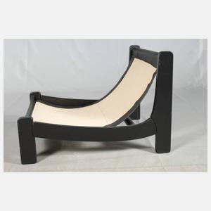 Carl Straub, vier Lounge Chairs