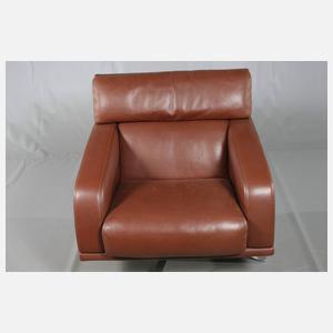 Rolf Benz, zwei Loungesessel und Ottomane