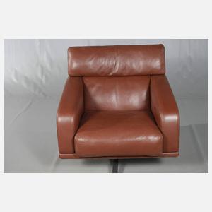 Rolf Benz, zwei Loungesessel und Ottomane