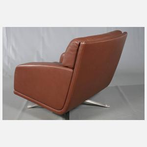 Rolf Benz, zwei Loungesessel und Ottomane