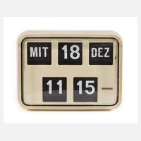 Klappzahlenuhr mit Kalender111