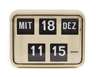 Klappzahlenuhr mit Kalender
