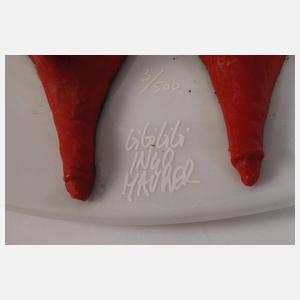 Ingo Maurer; Tischleuchte "Bibibibi"