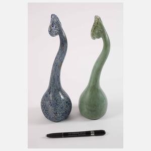 Zwei Dekorationsvasen im persischen Stil