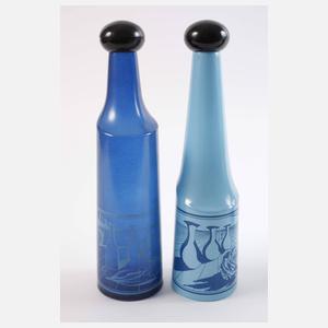 Salvador Dali, vier Likörflaschen