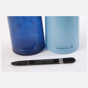 Salvador Dali, vier Likörflaschen