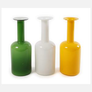 Otto Brauer, drei Vasen