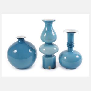 Per Lütken, drei Vasen "Carnaby"