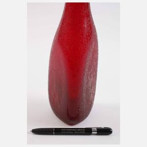 Murano Stangenvase Eisglas