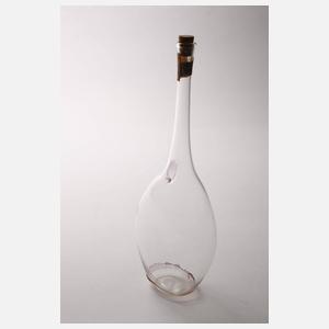 Venini Murano vier Grappaflaschen