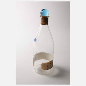 Venini Murano vier Grappaflaschen