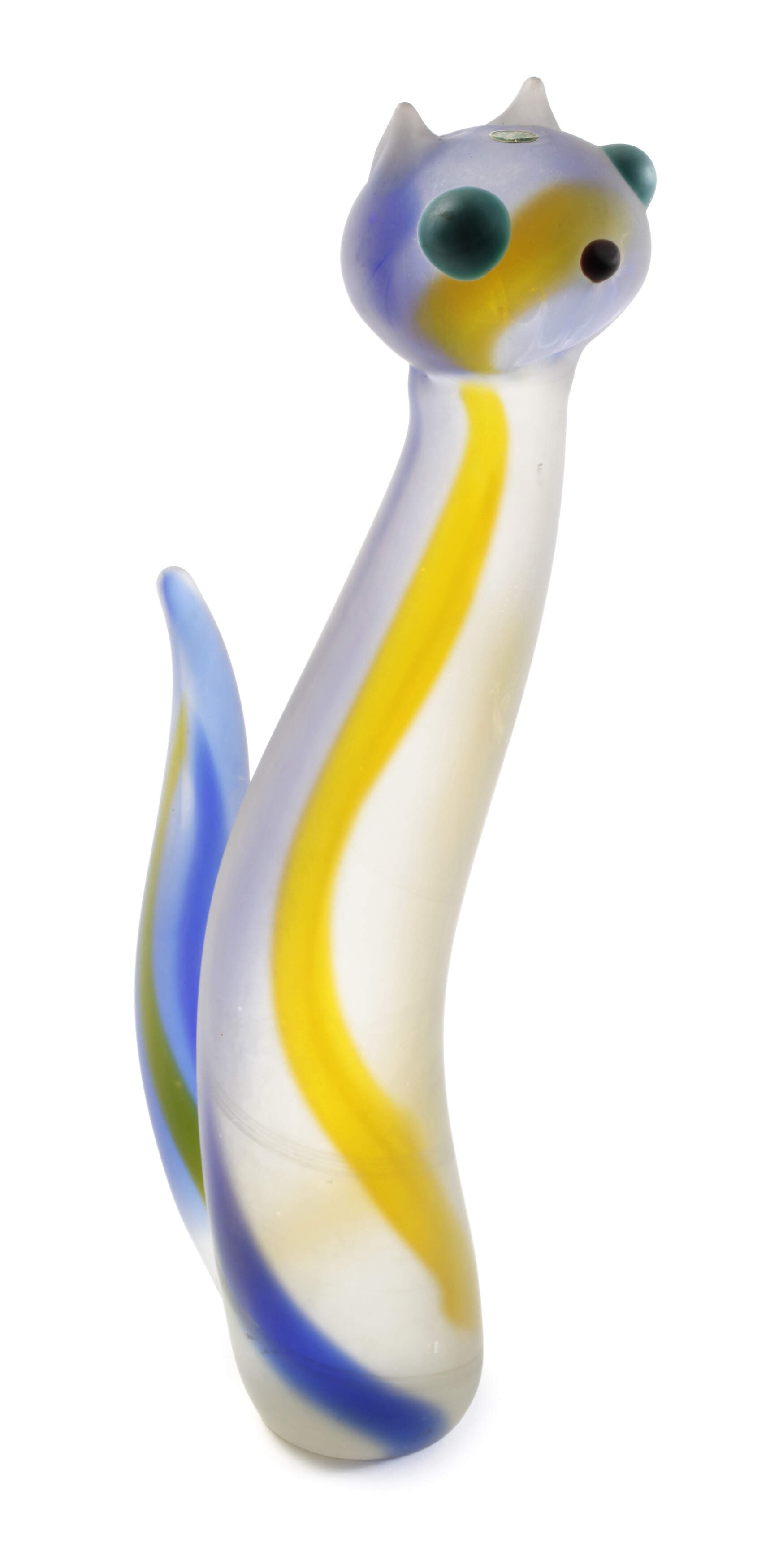 Murano große Katzenplastik