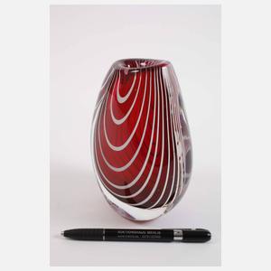Vice Lindstrand, Vase "Zebra"