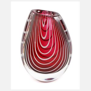 Vice Lindstrand, Vase "Zebra"