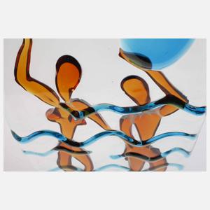 Massives figürliches Relief