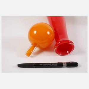 Berit Johansson, vier Kunstobjekte Studioglas